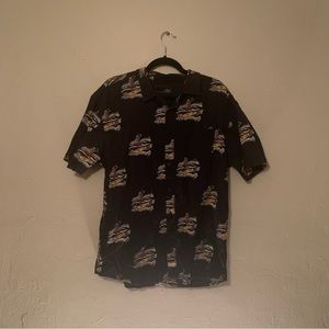 Skeleton surf  shirt